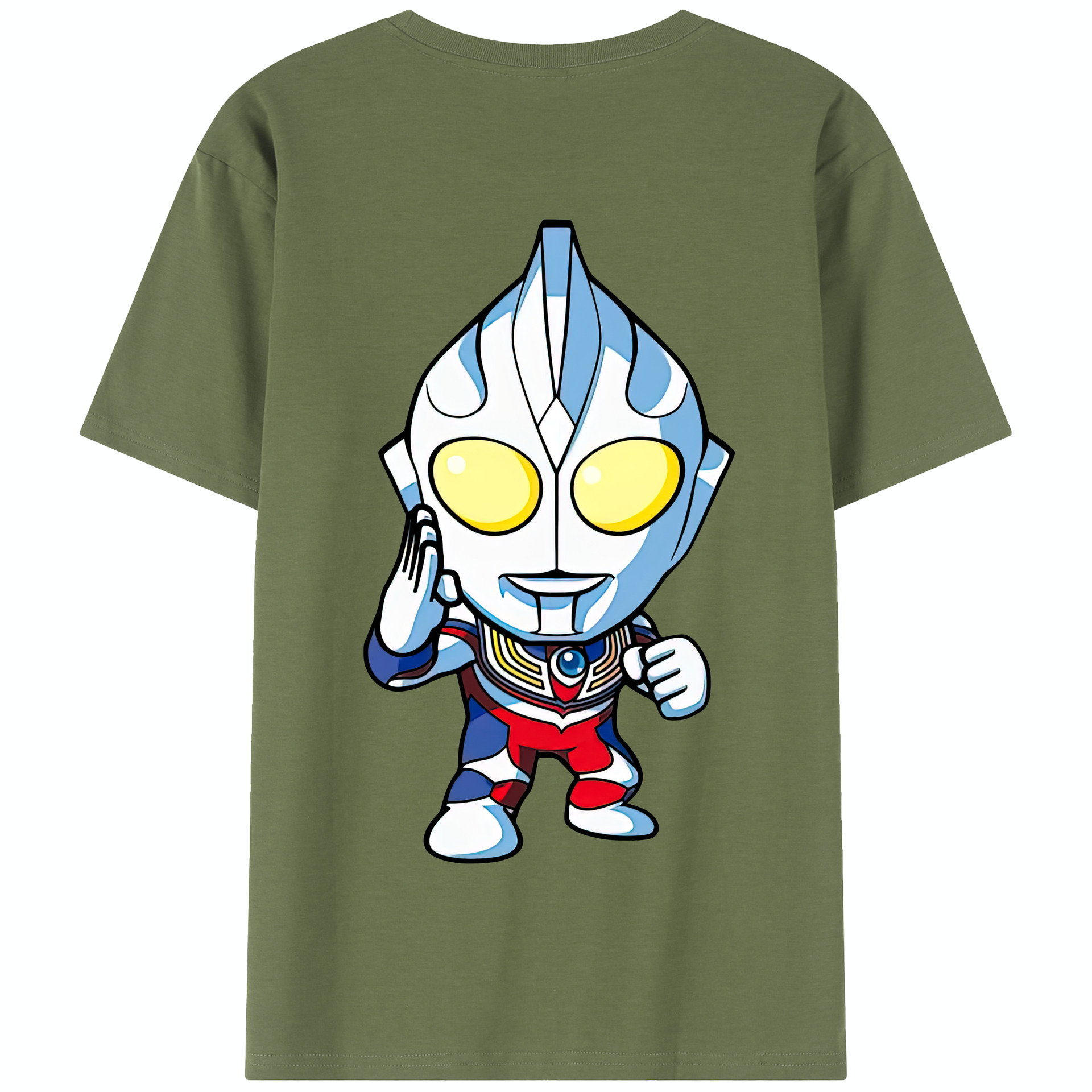 （画像用） ウルトラマン Ultraman 綿100％半袖Tシャツ（背面プリント）
